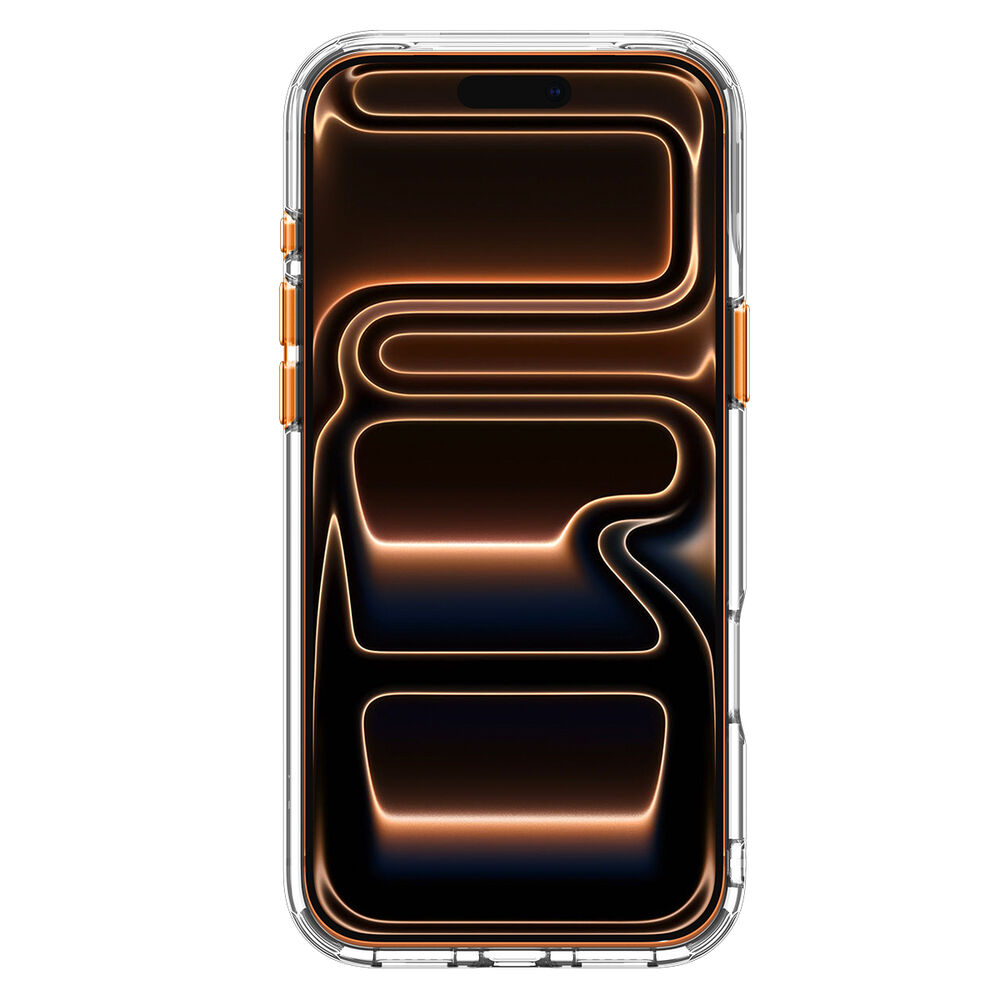 SPIGEN Ultra Hybrid Optik S MagSafe Case for iPhone 18 Pro Max/17 Pro Max (Clear Case / Orange Ring)
