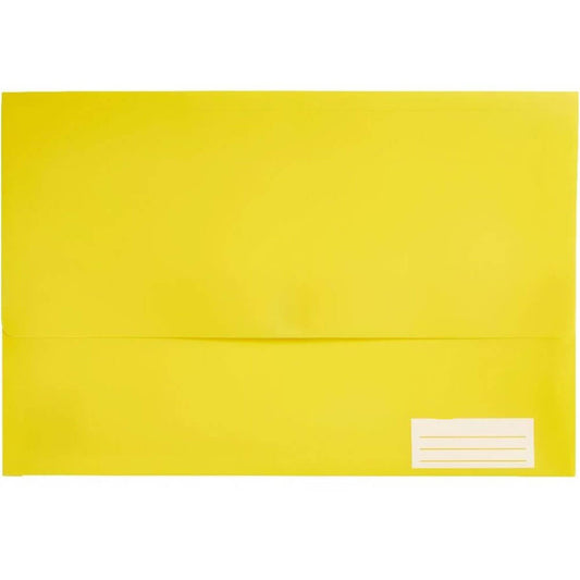 Marbig Polypick Document Wallet (Foolscap) - Yellow