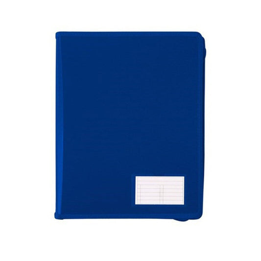 Bantex A4 2D-Ring Zippered Binder 25mm - Navy Blue