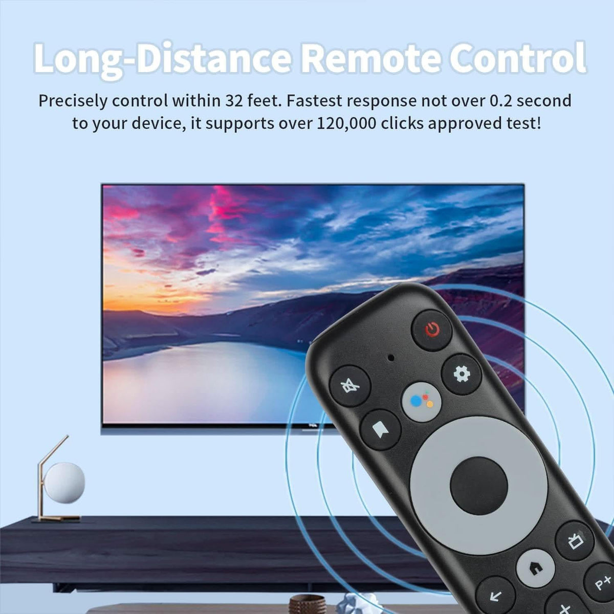 RC902V FAR1 Voice Remote Control Compatible with TCL C835 C635 X925 C735 P735 & MORE 4K & 8K Google TV4K & 8K TVs