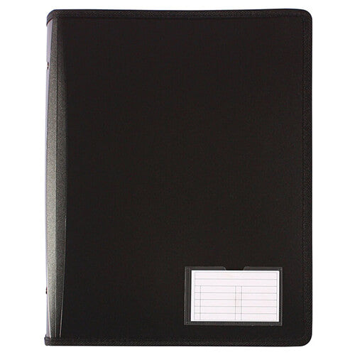 Bantex 2 D-ring Binder with Zipper 25mm (A4) - Black