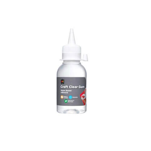 EC Craft Gum Water Based Adhesive Glue (Clear) - 250mL