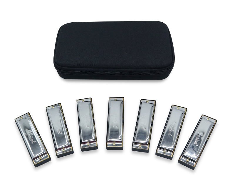 Freedom HH1020 [7-Pack] Harmonica Set