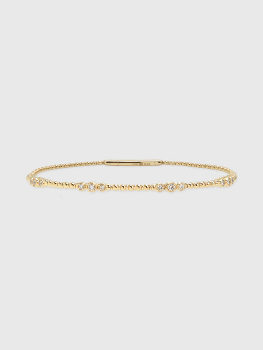 Francie B. Gold Flex Band Bracelet