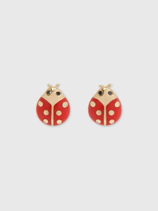 Francie B. Ladybug Earrings