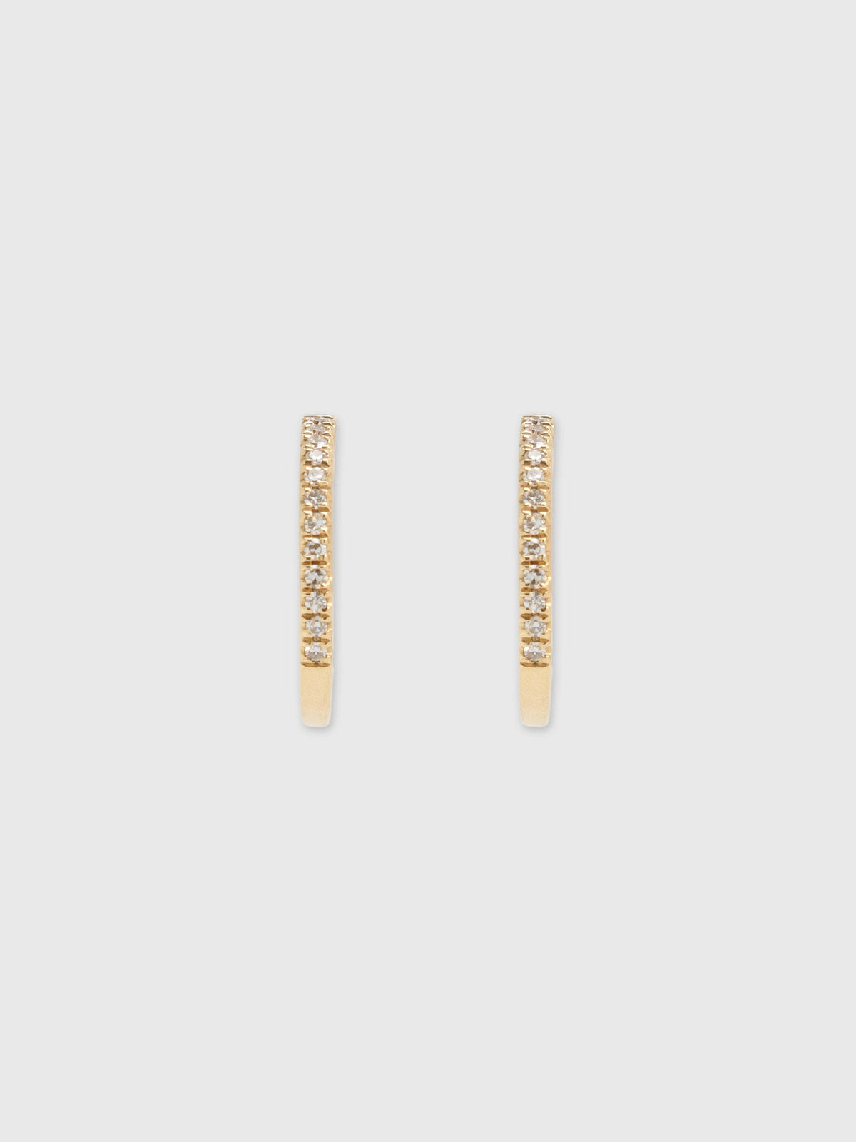 Francie B. Diamond Mini Everyday Hoop Earrings