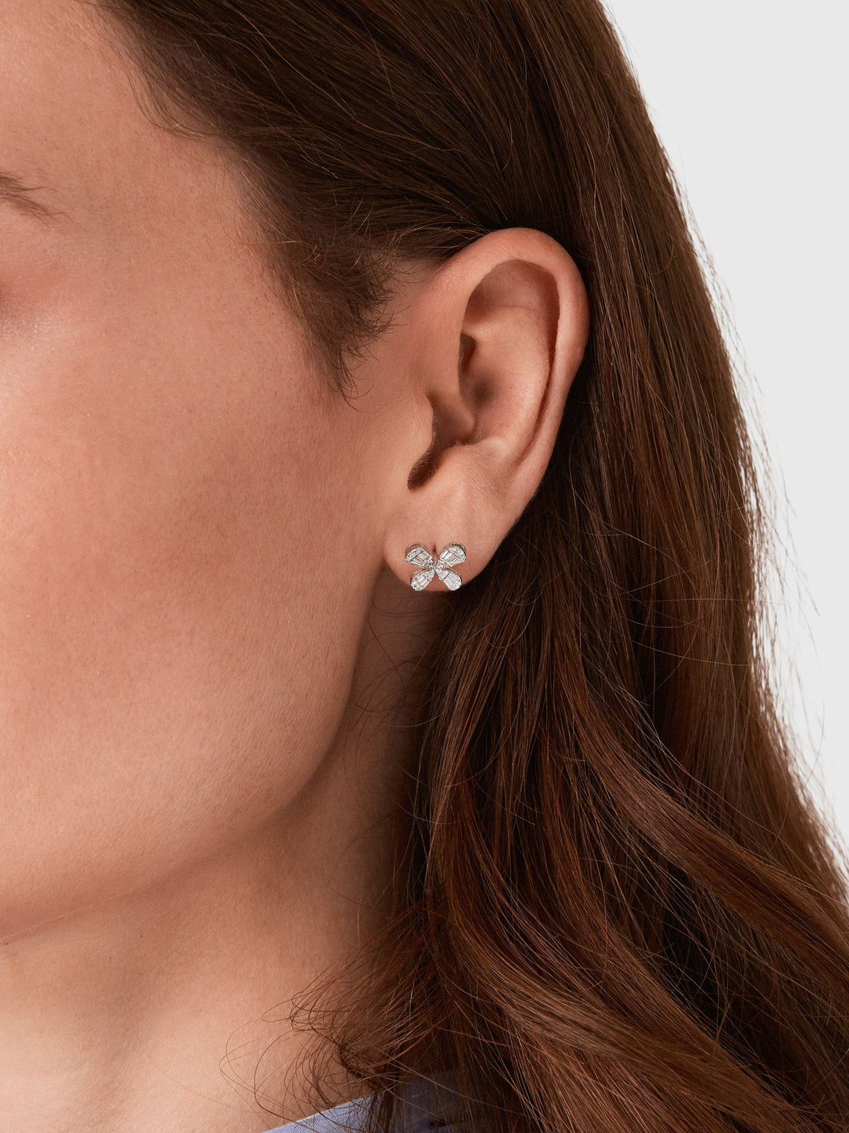 Francie B. Flower Stud Earrings